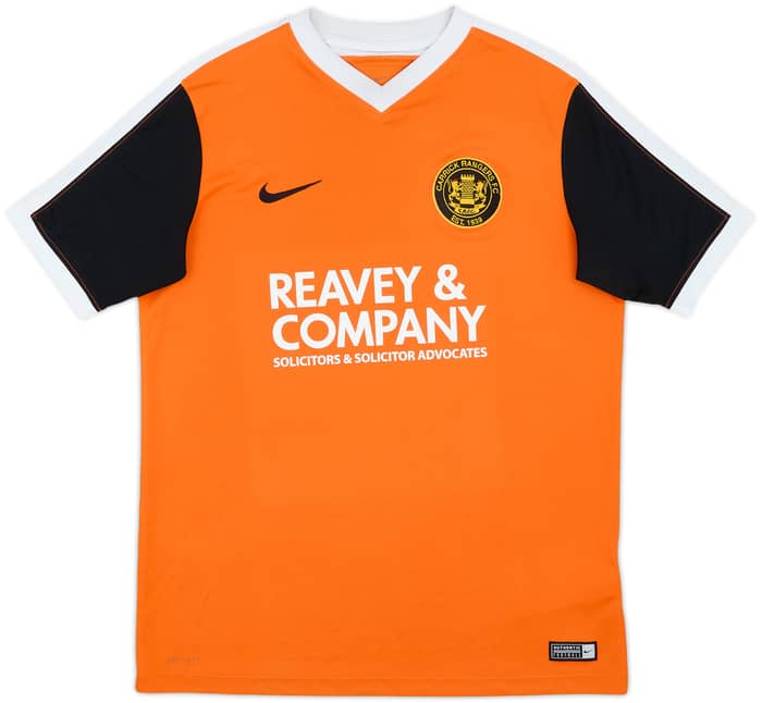 2016-18 Carrick Rangers Home Shirt #19 - 9/10 - (XL.Boys)