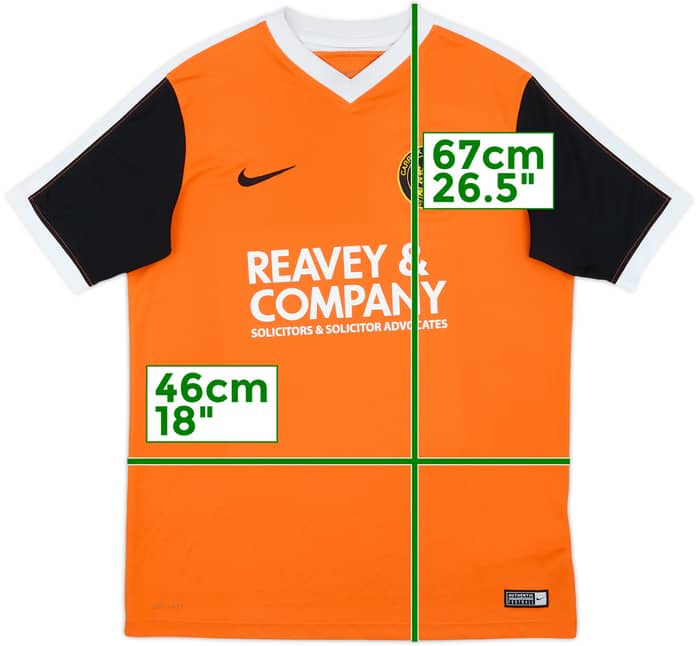 2016-18 Carrick Rangers Home Shirt #19 - 9/10 - (XL.Boys)