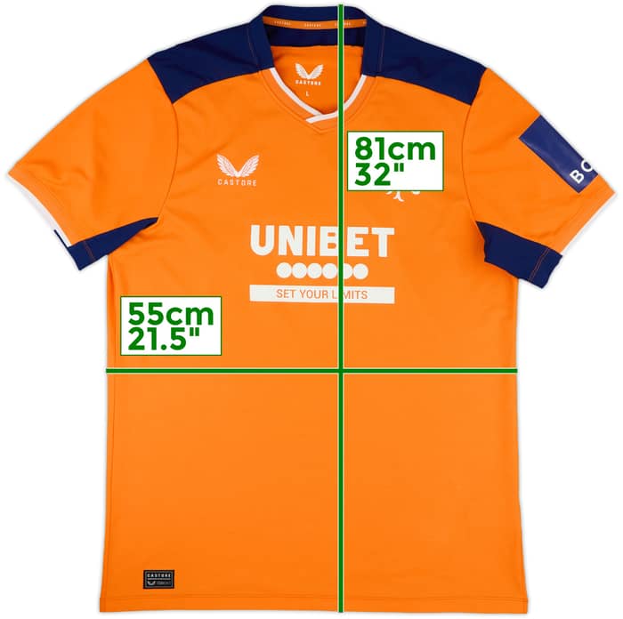 2022-23 Rangers Third Shirt - 8/10 - (L)