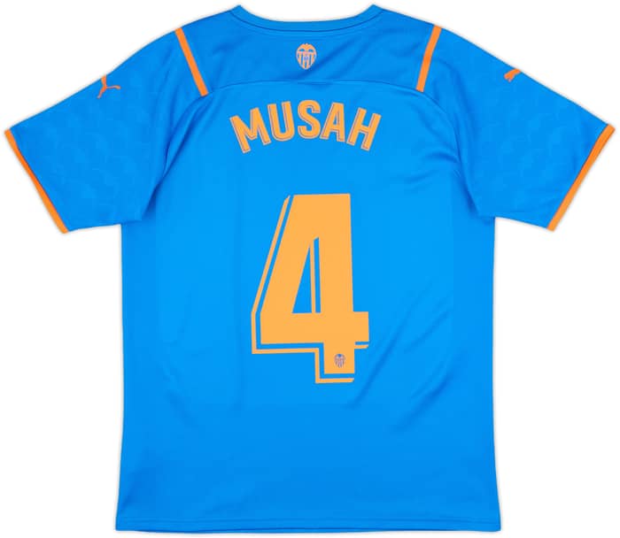 2021-22 Valencia Third Shirt Musah #4 - 9/10 - (M)