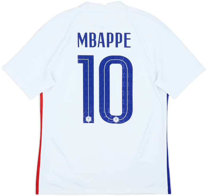 2020-21 France Away Shirt Mbappe #10 - 8/10 - (M)