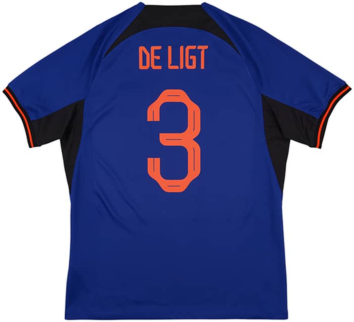 2022-23 Holland Away Shirt D Ligt #3 - 9/10 - (L)