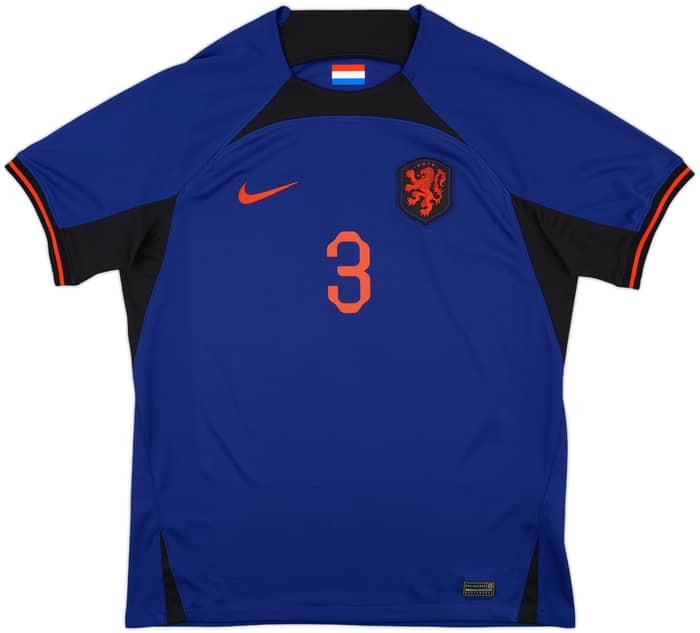2022-23 Holland Away Shirt D Ligt #3 - 9/10 - (L)