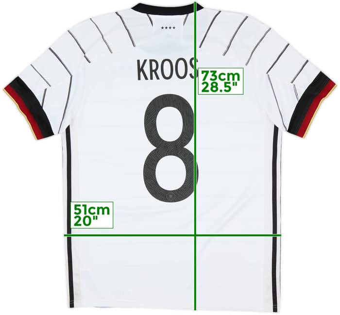 2020-21 Germany Home Shirt Kroos #8 - 7/10 - (M)