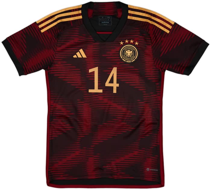 2022-23 Germany Away Shirt Musiala #14 - 10/10 - (S)