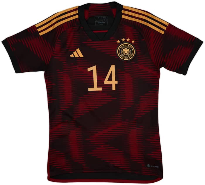 2022-23 Germany Away Shirt Musiala #14 - 10/10 - (S)