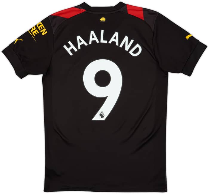 2022-23 Manchester City Away Shirt Haaland #9 - 10/10 - (S)