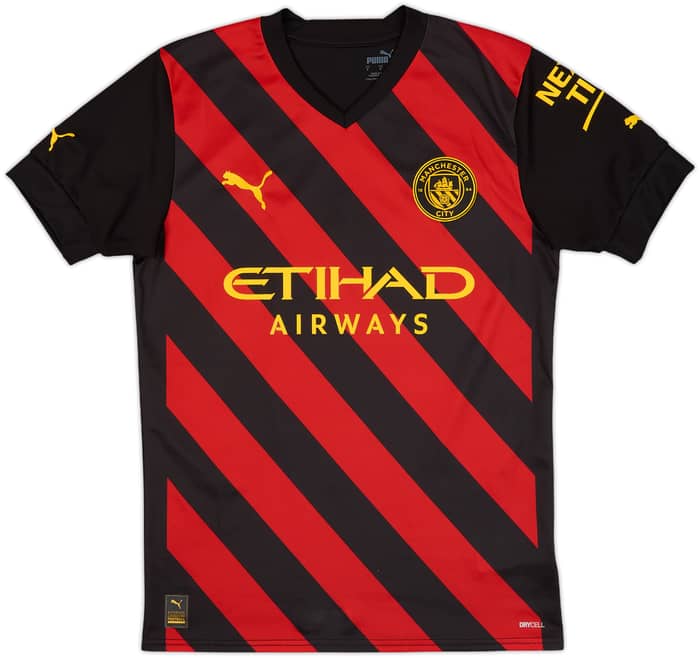 2022-23 Manchester City Away Shirt Haaland #9 - 10/10 - (S)