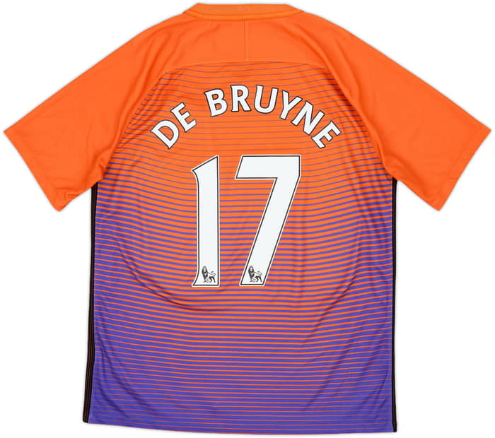 2016-17 Manchester City Third Shirt De Bruyne #17 - 9/10 - (L)