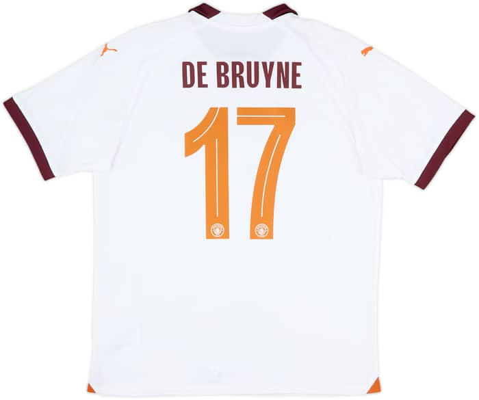 2023-24 Manchester City Away Shirt De Bruyne #17 - 10/10 - (L)