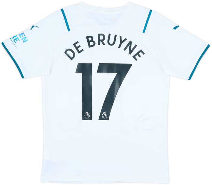 2021-22 Manchester City Away Shirt De Bruyne #17 - 8/10 - (M)