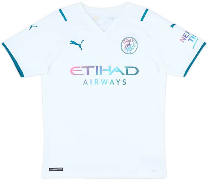 2021-22 Manchester City Away Shirt De Bruyne #17 - 8/10 - (M)