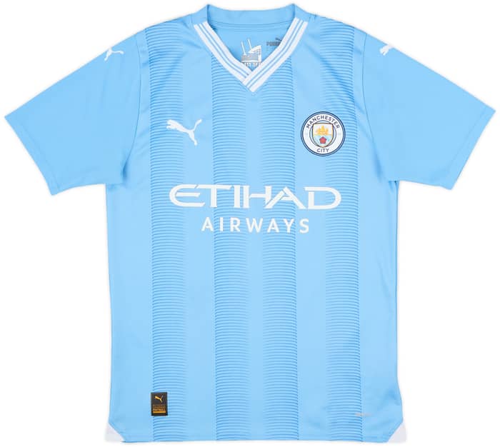 2023-24 Manchester City Home Shirt De Bruyne #17 - 10/10 - (S)