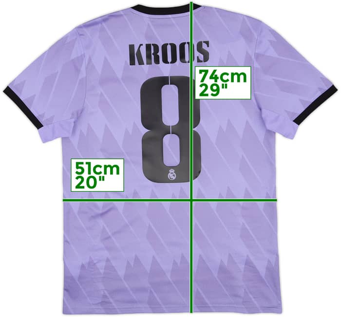2022-23 Real Madrid Away Shirt Kroos #8 - 10/10 - (M)