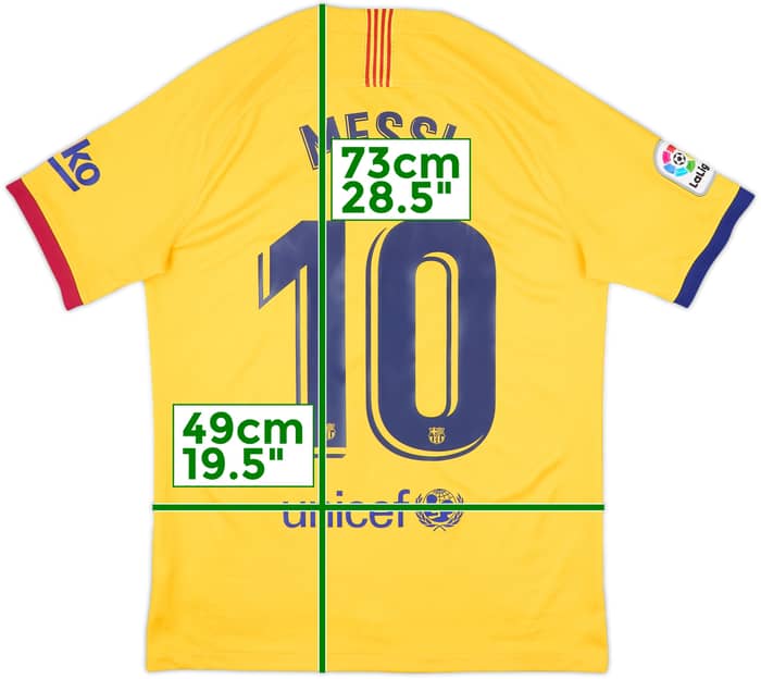 2019-20 Barcelona Away Shirt Messi #10 - 10/10 - (M)