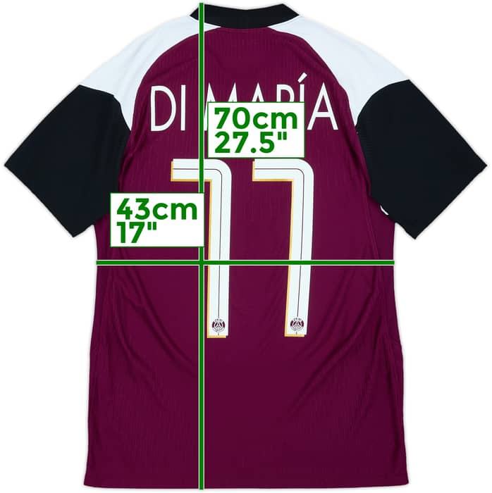2020-21 Paris Saint-Germain Authentic Third Shirt DiMaria #11 - 7/10 - (S)