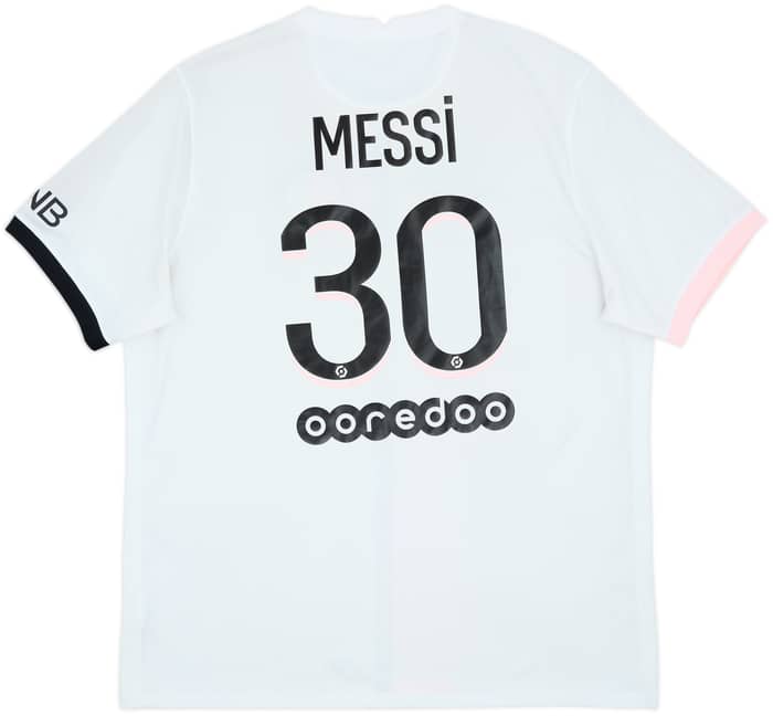 2021-22 Paris Saint-Germain Away Shirt Messi #30 - 6/10 - (XL)