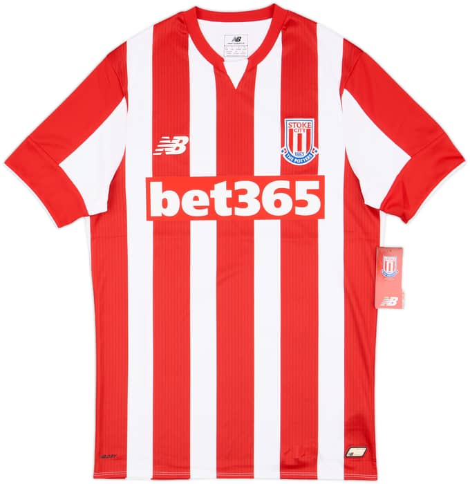 2015-16 Stoke City Home Shirt Crouch #25 (S)