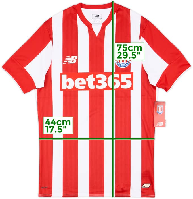 2015-16 Stoke City Home Shirt Crouch #25 (S)