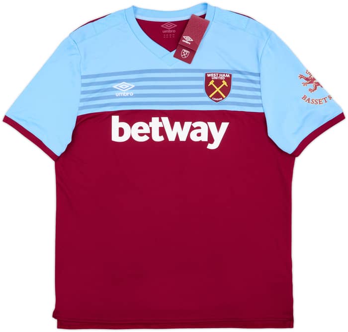 2019-20 West Ham Home Shirt Noble #16 (XXL)
