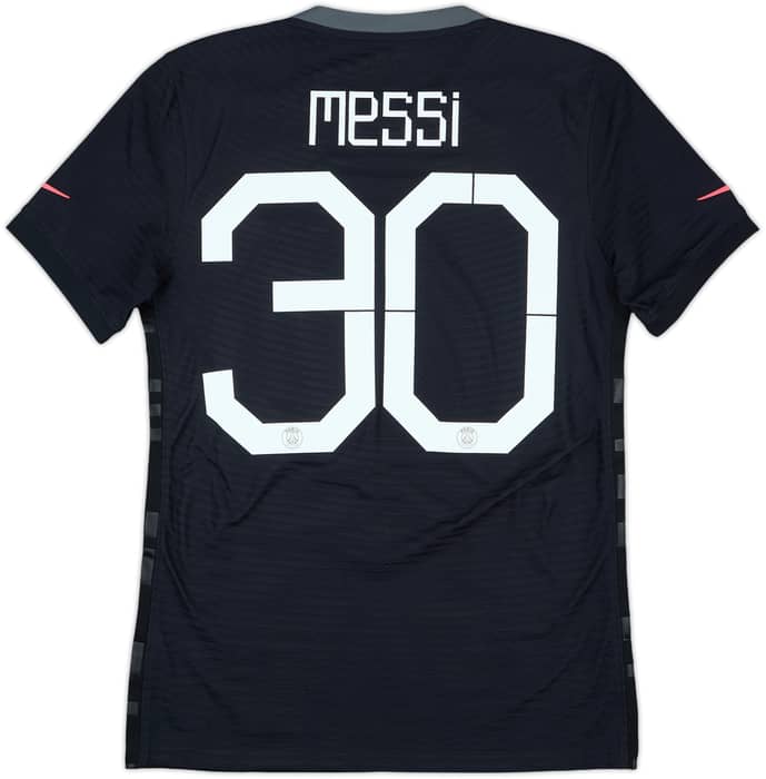 2021-22 Paris Saint-Germain Authentic Third Shirt Messi #30 - 10/10 - (S)