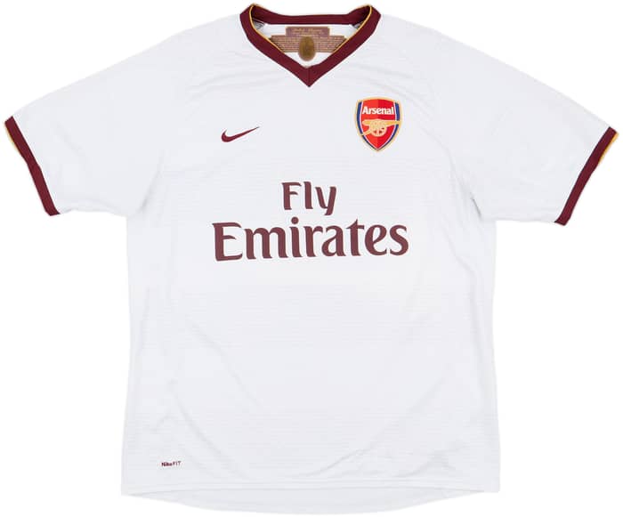 2007-08 Arsenal Away Shirt Fabregas #4 - 9/10 - (L)