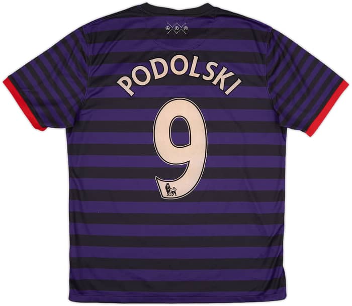 2012-13 Arsenal Away Shirt Podolski #9 - 7/10 - (L)