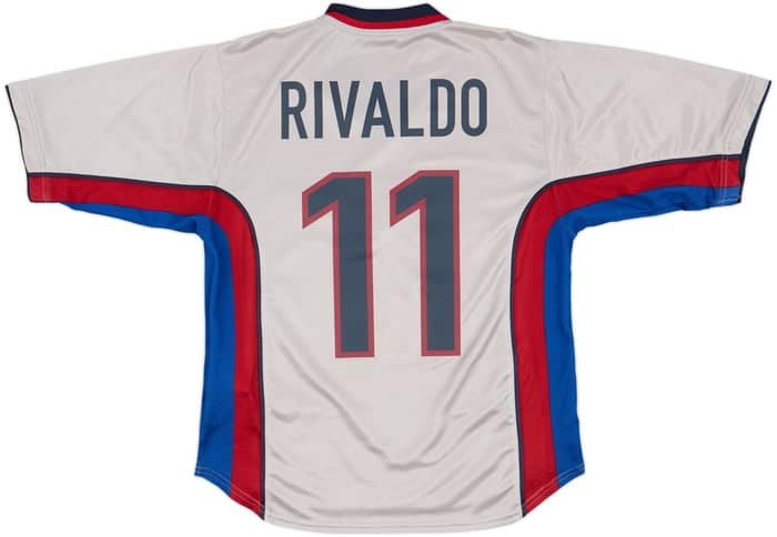 1998-01 Barcelona Away Shirt Rivaldo #11 - 9/10 - (S)