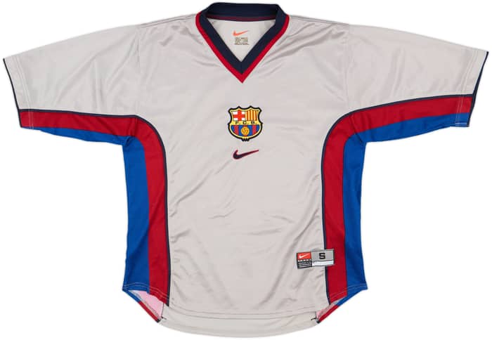 1998-01 Barcelona Away Shirt Rivaldo #11 - 9/10 - (S)