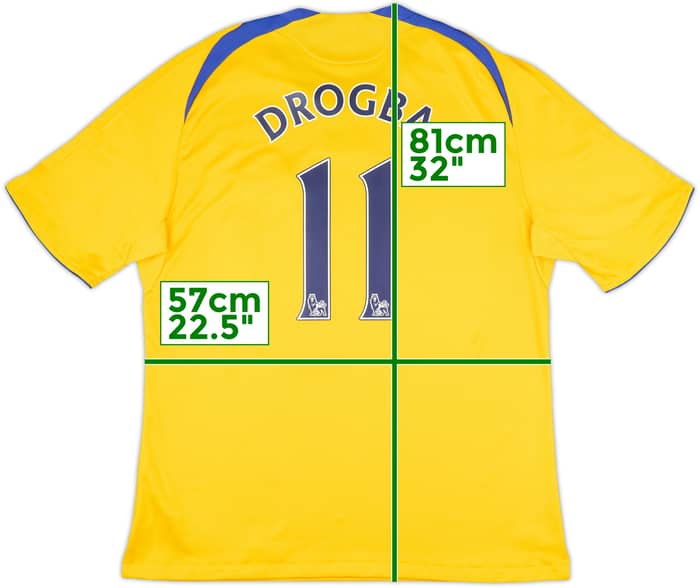 2008-09 Chelsea Third Shirt Drogba #11 - 8/10 - (XL)