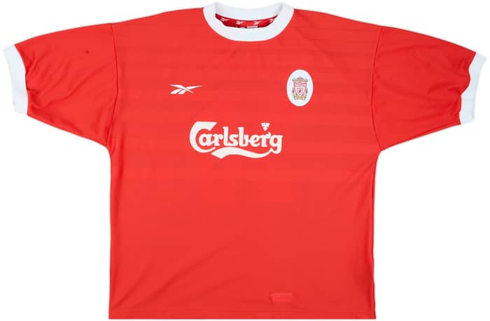 1998-00 Liverpool Home Shirt Gerrard #28 - 5/10 - (XL)