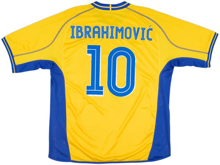 2003-04 Sweden Home Shirt Ibrahimovic #10 - 10/10 - (XL)