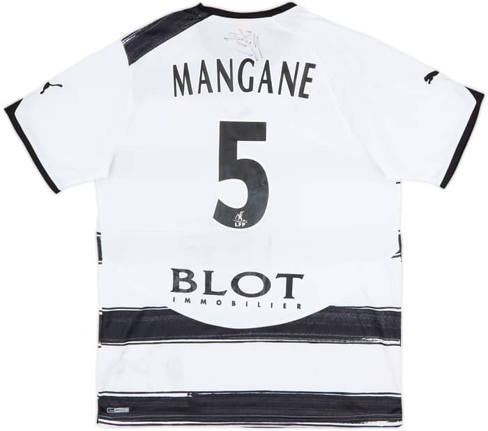 2010-11 Stade Rennais Signed Away Shirt Mangane #5 - 5/10 - (L)