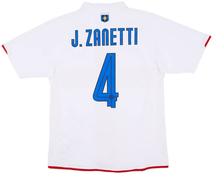 2007-08 Inter Milan Centenary Away Shirt Zanetti #4 - 7/10 - (M)