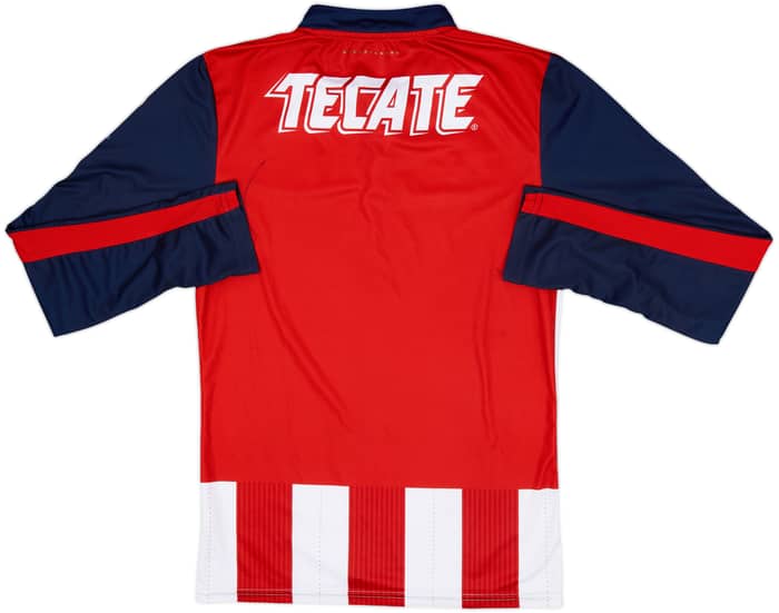 2016-17 Chivas Guadalajara Home L/S Shirt - 7/10 - (S)