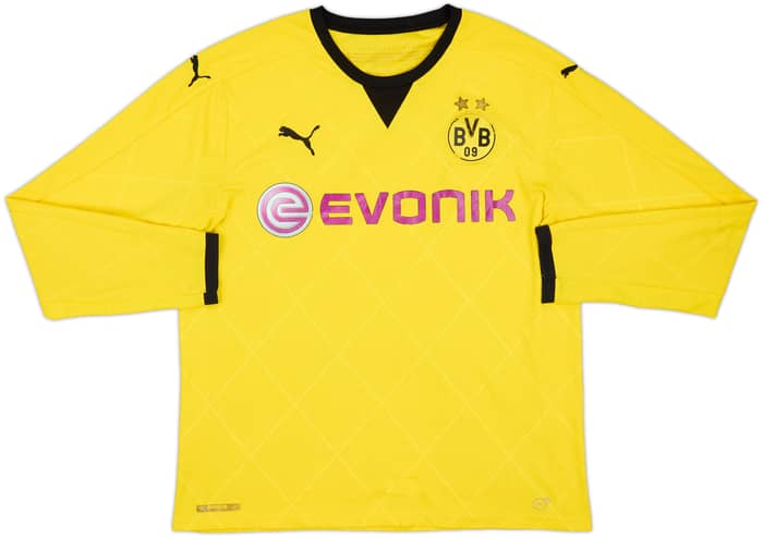 2015-16 Borussia Dortmund European Home L/S Shirt - 5/10 - (L)