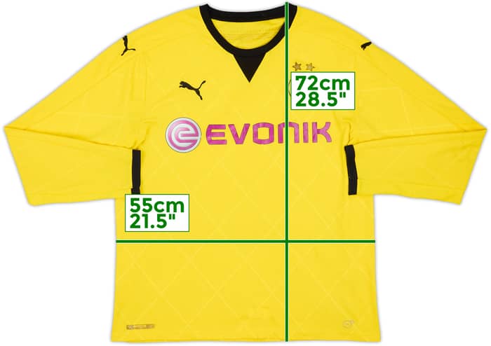 2015-16 Borussia Dortmund European Home L/S Shirt - 5/10 - (L)