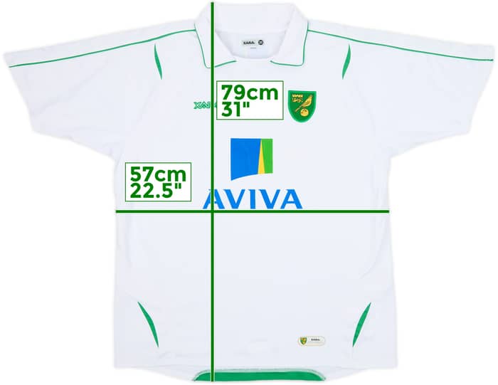 2009-11 Norwich Away Shirt - 7/10 - (XL)