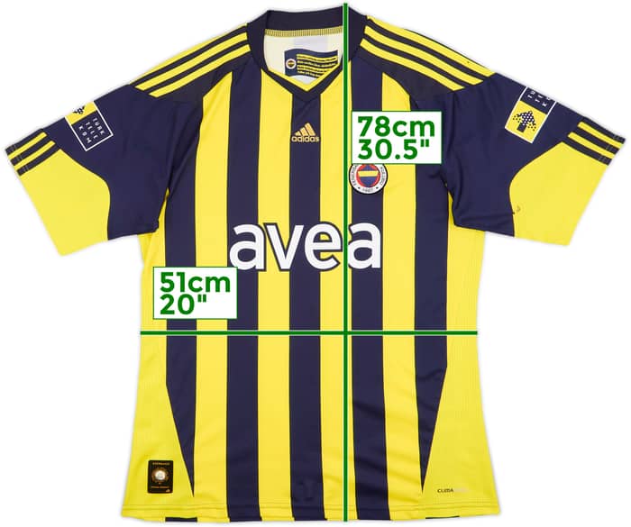 2010-11 Fenerbahce Home Shirt - 5/10 - (L)