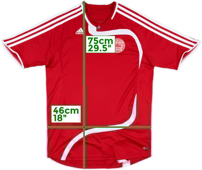 2007-09 Denmark Women's Home Shirt - 8/10 - (M)