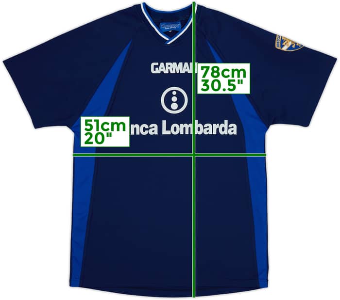 1998-00 Brescia Garman Training Shirt - 8/10 - (L)