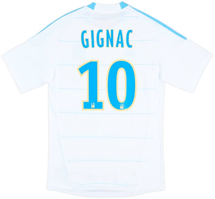 2010-11 Olympique Marseille Home Shirt Gignac #10 - 10/10 - (S)