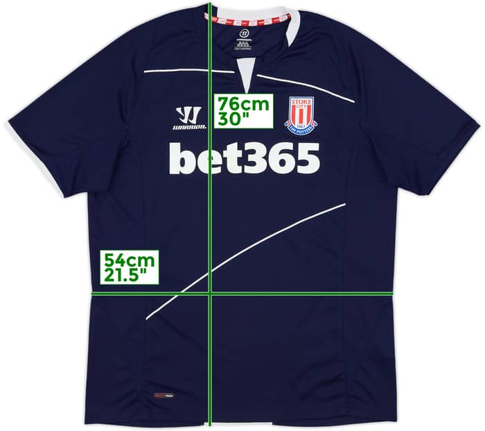 2014-15 Stoke City Warrior Training Shirt - 9/10 - (XL)
