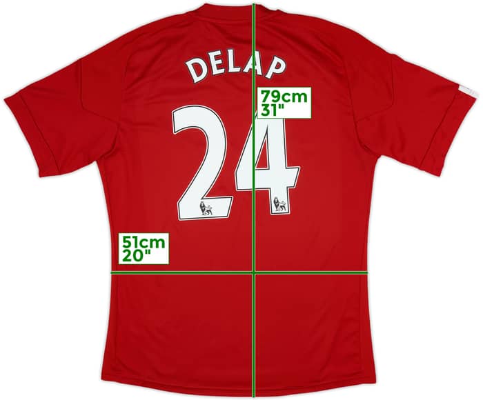 2010-11 Stoke City Home Shirt Delap #24 - 5/10 - (XL)