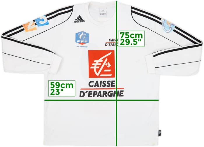 2007-08 Coupe de France L/S Shirt #10 - 6/10 - (XL)