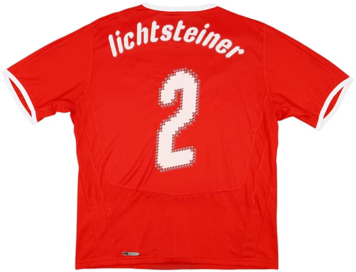 2008-10 Switzerland Home Shirt Lichtsteiner #2 - 8/10 - (L)