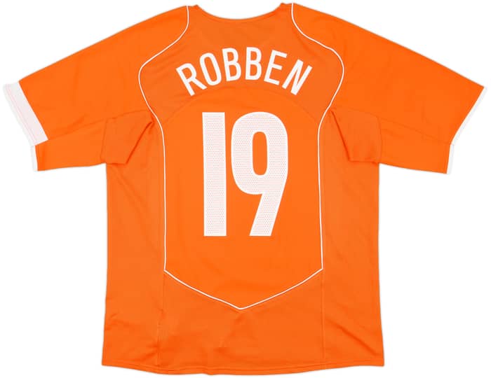 2004-06 Netherlands Home Shirt Robben #19 - 10/10 - (L)