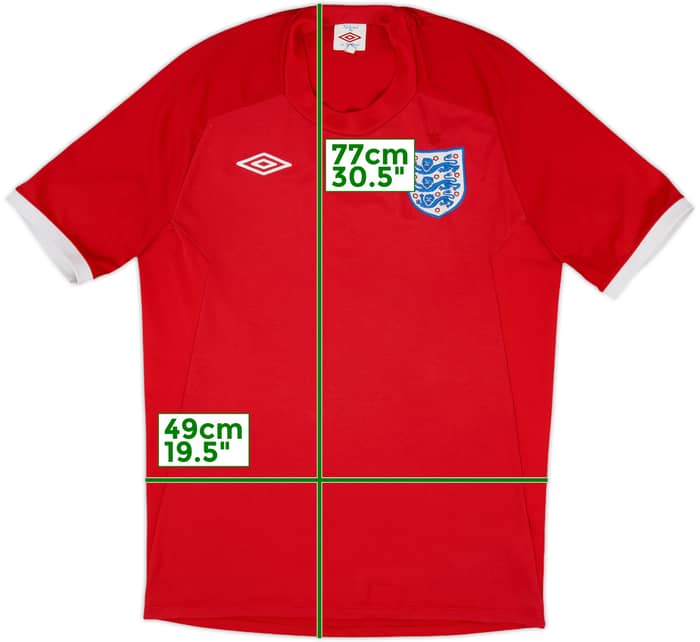 2010-11 England Away Shirt AZ - 6/10 - (M)
