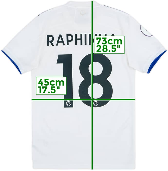 2020-21 Leeds United Home Shirt Raphinha #18 - 8/10 - (XS)