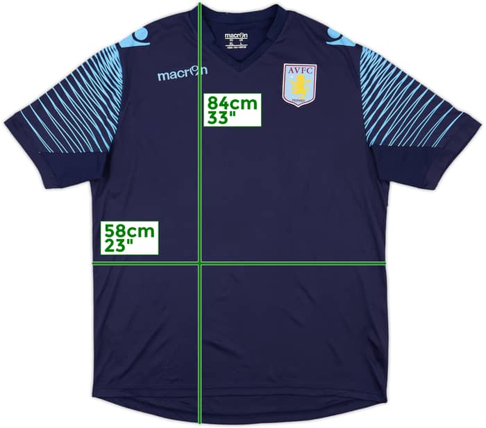 2015-16 Aston Villa Macron Training Shirt - 8/10 - (L)
